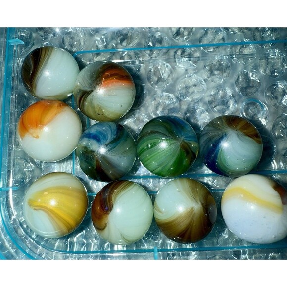 VTG. Master Made Sunbursts Marble Lot Of 37, Rare Collection - Picture 8 of 16